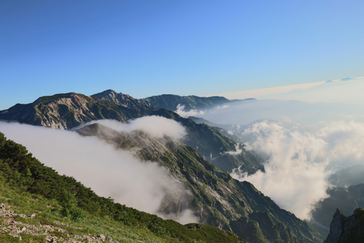 山頂からの景色