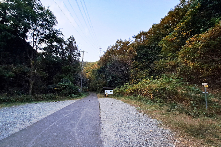 猿啄城展望台 駐車場