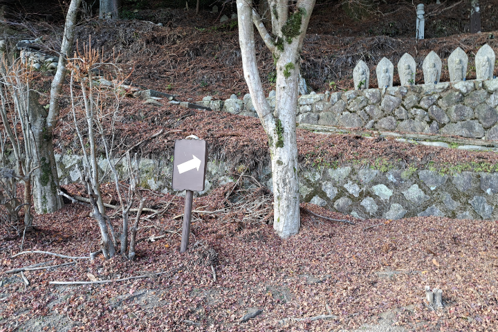 迷いやすい登山道