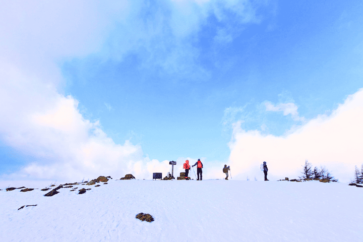 入笠山の山頂