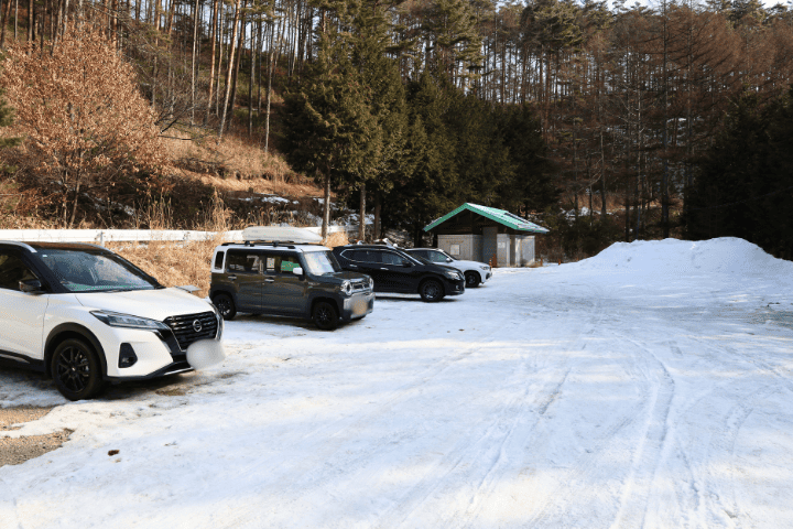 沢入登山口駐車場