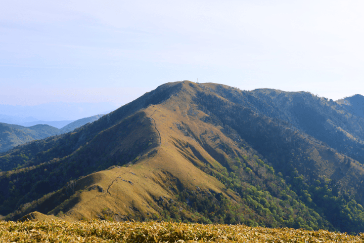 剣山方面の景色