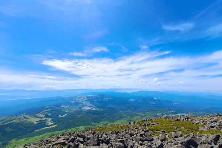 霧ヶ峰方面の景色