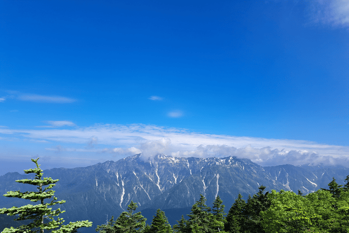 笠ヶ岳方面
