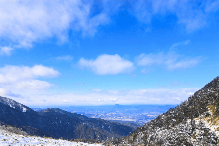中津川方面の景色