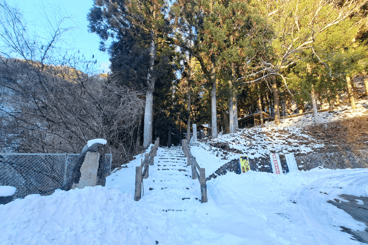 神坂神社登山口