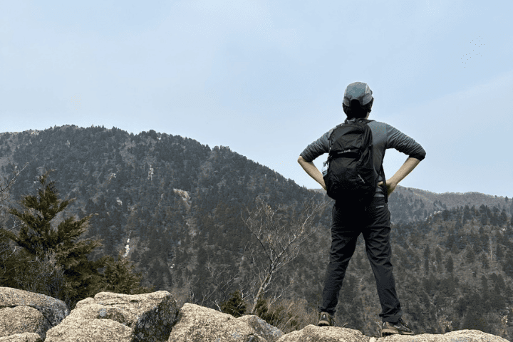 ディナリバックで御在所岳を登山