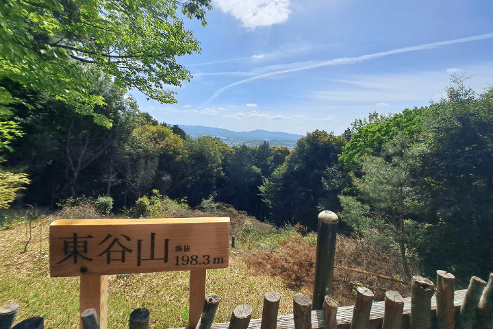 東谷山　山頂の様子