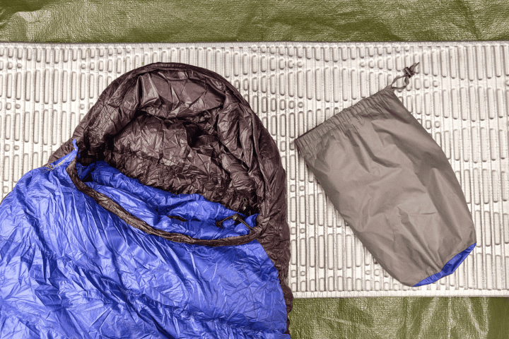 マミー型のシュラフ